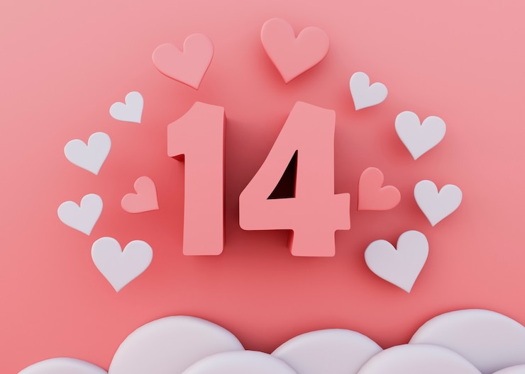 Free Photo valentine's day sales with