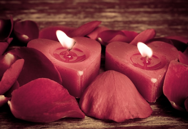 Valentines candles