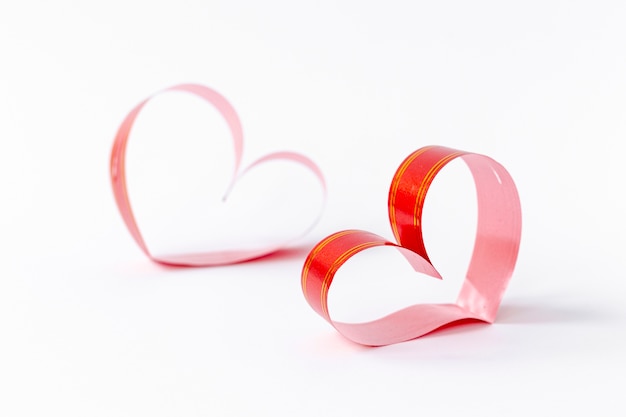 День Святого Валентина бумажные сердца