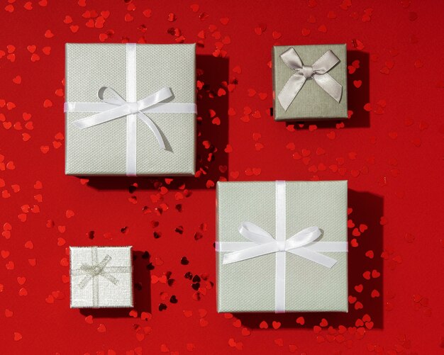 Valentines day still life design