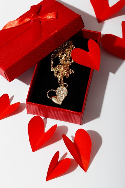 valentines day still life design