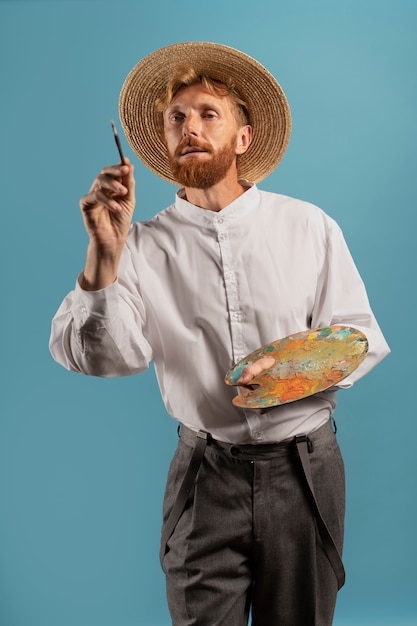 Free photo van gogh portrait