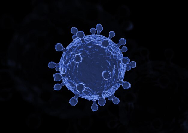Variant virus, outbreak of viral diseases, 3d illustration