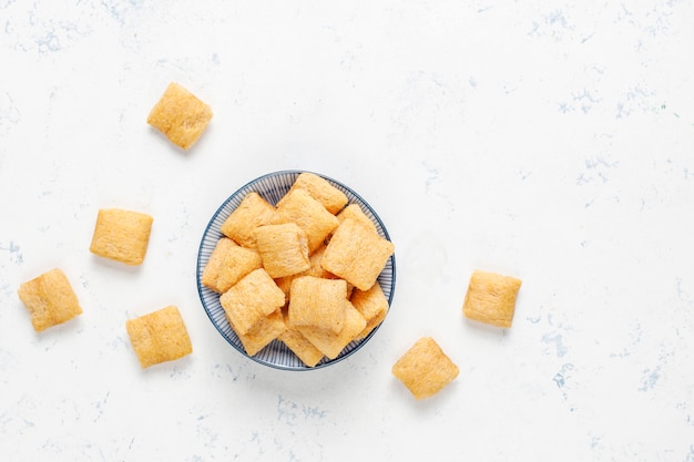 Vari cereali per la colazione