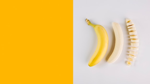 Foto gratuita varie condizioni di banana