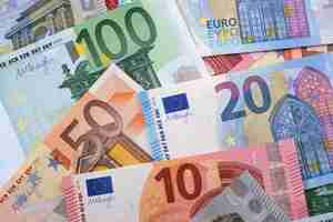 Free photo various different euros