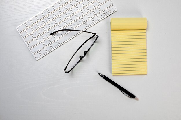 Various office tools on the table