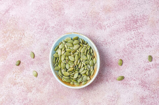 Various seeds - sesame, flax seed, sunflower seeds, pumpkin seeds for salads.