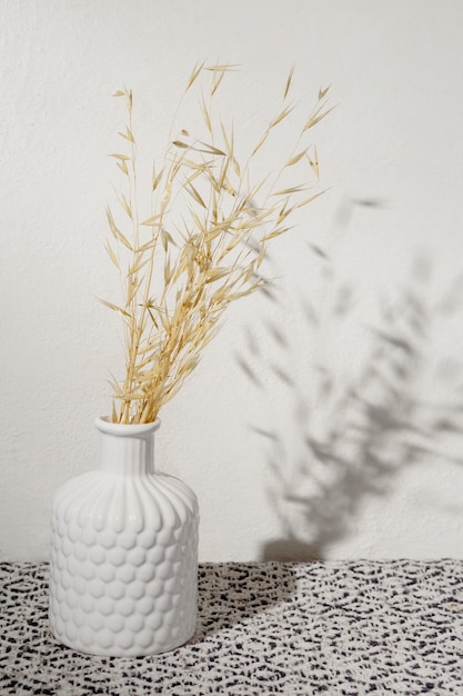 乾燥小麦の花瓶