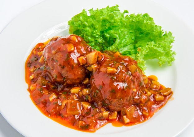 Veal meatballs