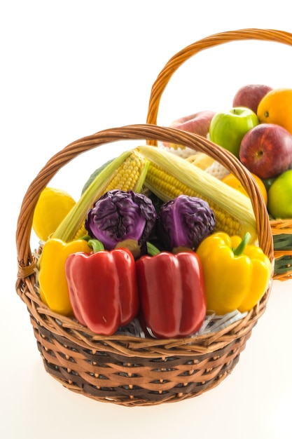 Free photo vegetable basket