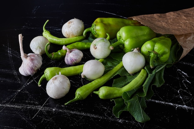 黒の野菜組成