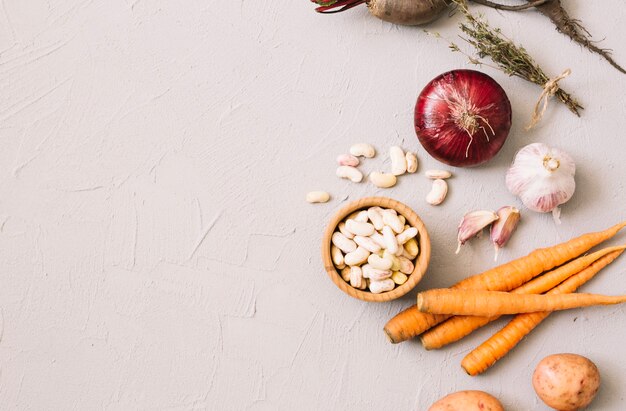 Vegetable ingredients for cooking