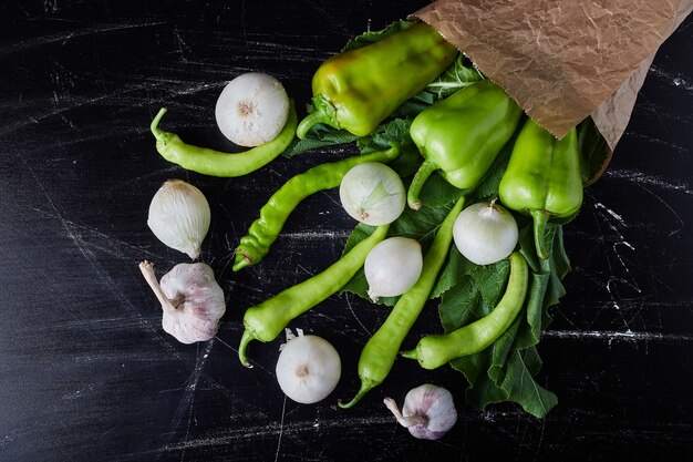 黒の野菜ミックス