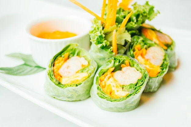 Vegetable spring roll