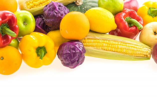 Vegetables and fruits