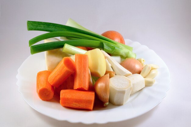 「プレート上の野菜」