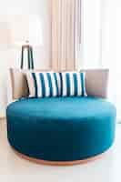 Free photo velvet interior classic cushion relax