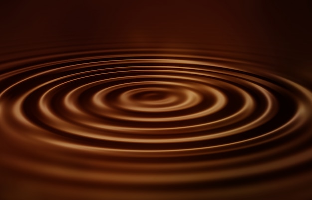 Velvety smooth chocolate ripples