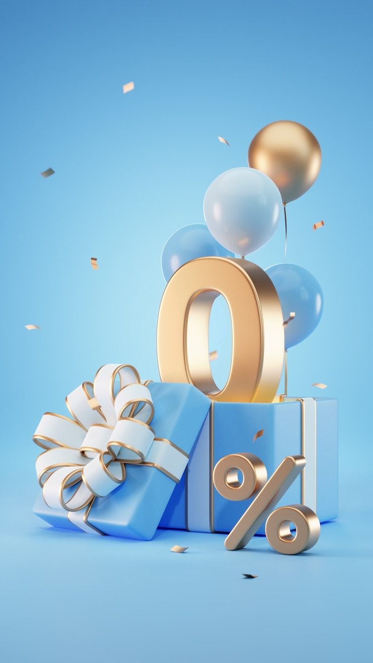 Free Photo vertical banners for sales promo