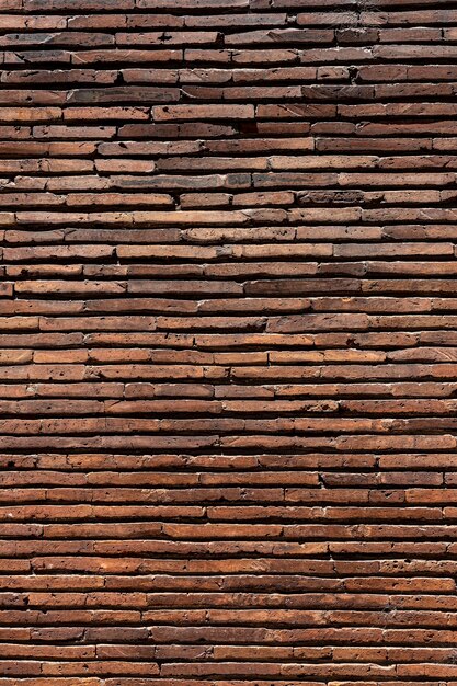 vertical brown brick wall background