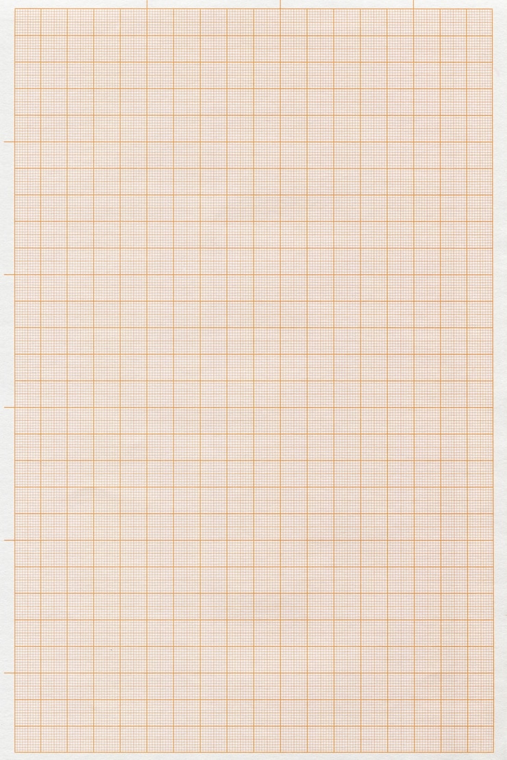 Free Photo vertical illustration of an orange graph paper