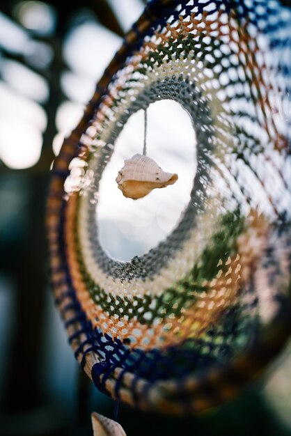 Vertical shot of a beautiful outdoor decoration