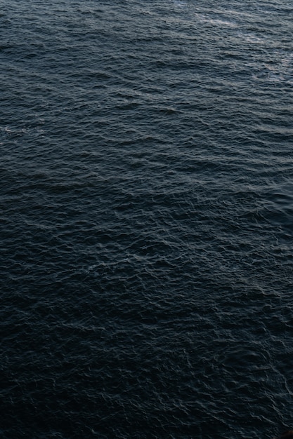 Vertical shot of beautiful texture of the water