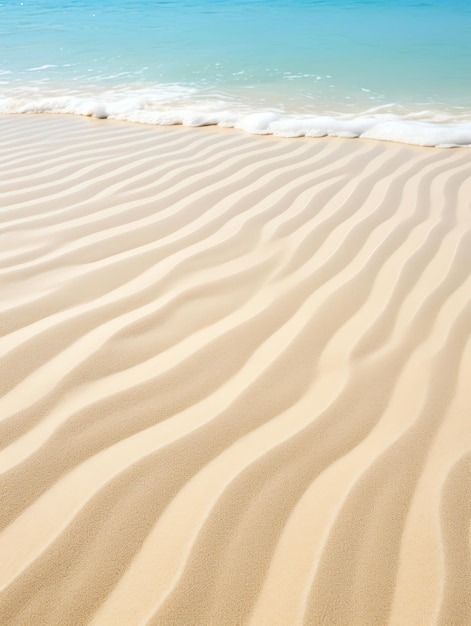 無料写真 aiが生成したビーチの波の垂直視点