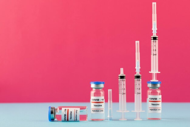 Vials and syringes assortment