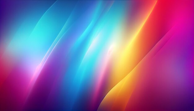 Vibrant colors blend in abstract backdrop pattern generated by AI