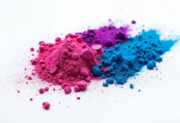 vibrant holi colors powders