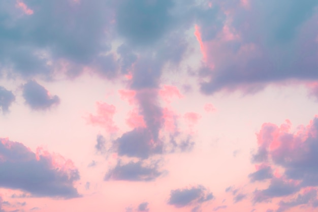 Vibrant pastel sky