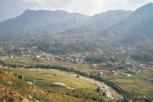 Vietnamese landscape in Sa Pa