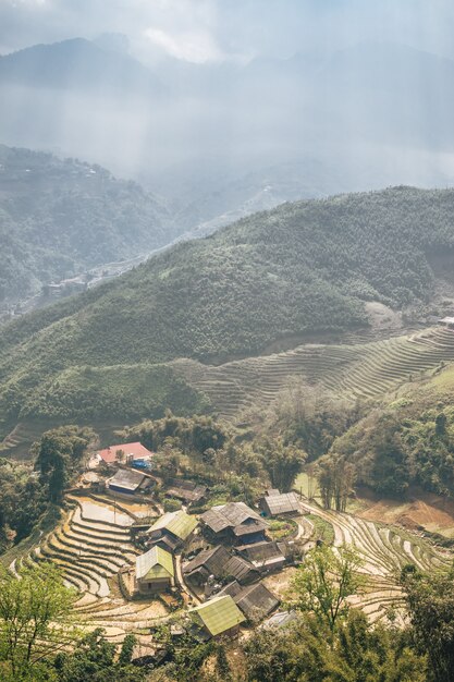 Vietnamese landscape in Sa Pa