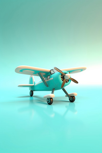 3D 飛行機の写真