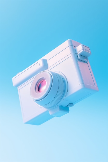 Free photo view of 3d camera