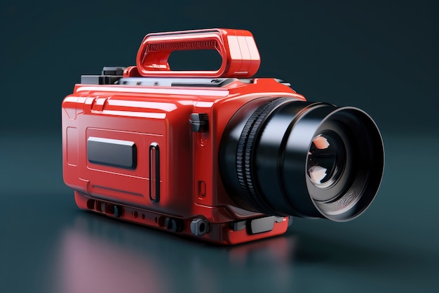 Free photo view of 3d camera