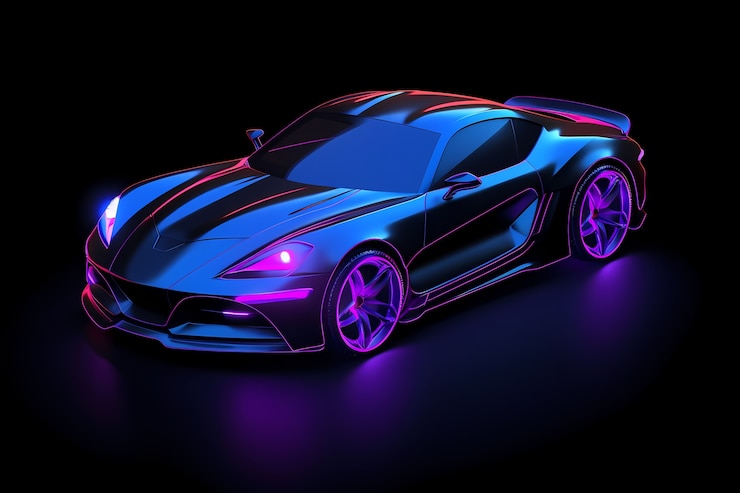 Бесплатный Фотография вид 3d-автомобиля
