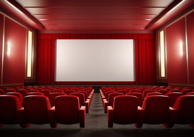 3D 영화관 극장의 전망