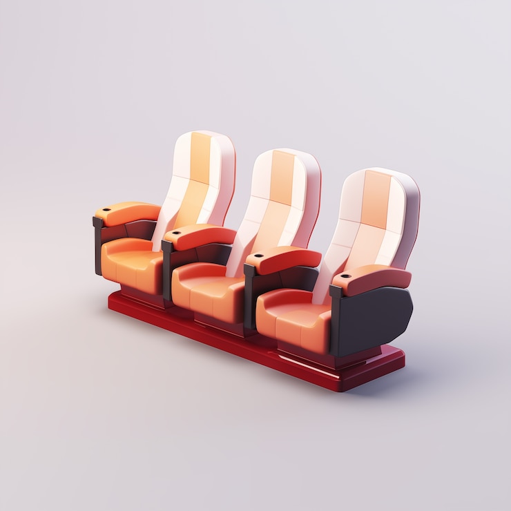 무료 Photo 3d 영화관 좌석의 모습