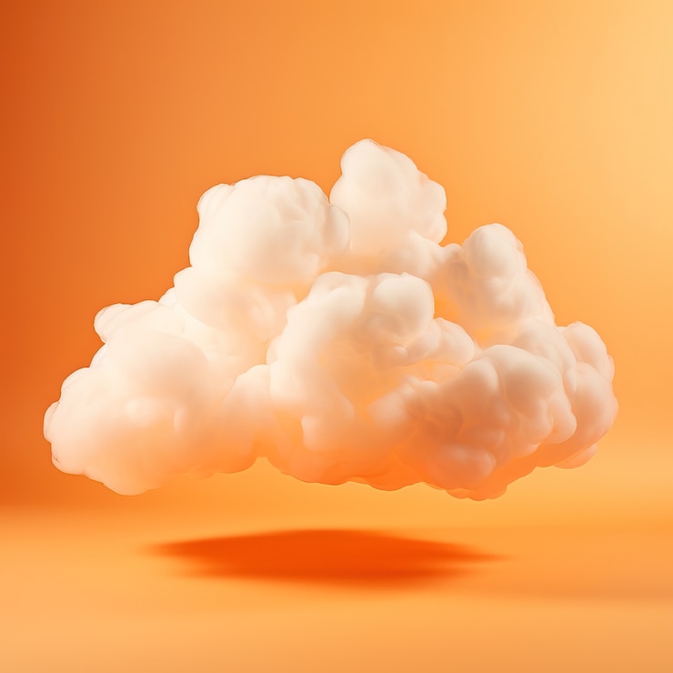 Free Photo view of 3d cloud