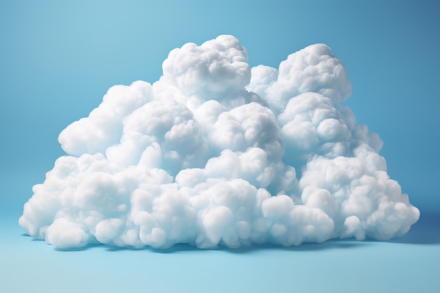 View of 3d cloud