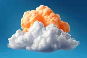 Free photo view of 3d clouds