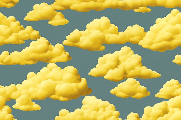 Free photo view of 3d clouds