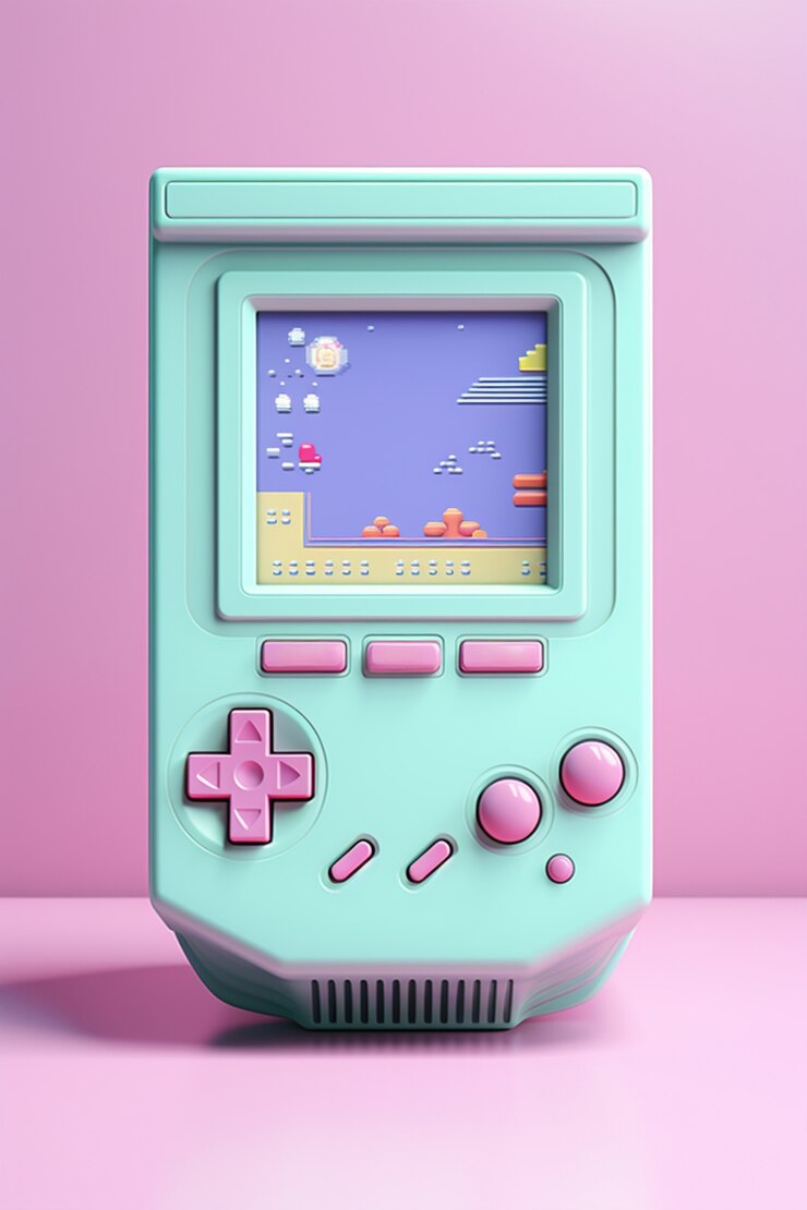 Free Photo view of 3d gaming device