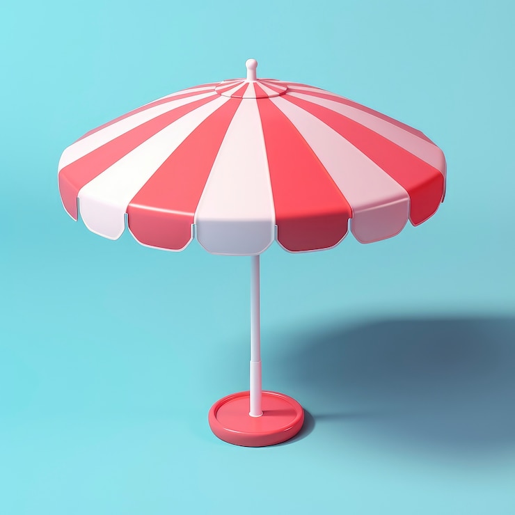 Free Photo view of 3d graphic umbrella