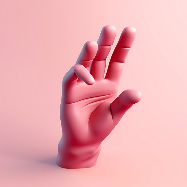 Visualizzazione della mano 3D