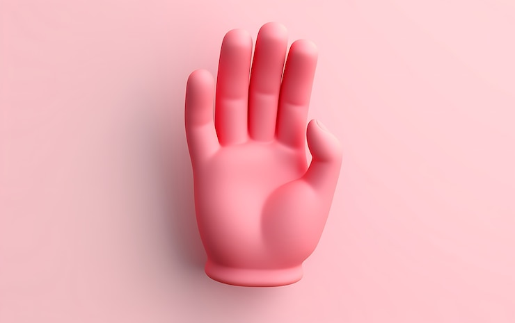 무료 Photo 3d 손의 시각