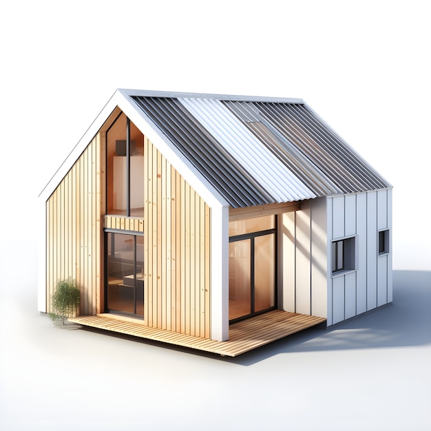3D 住宅モデルの表示